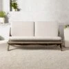 Lecco Teak Outdoor Patio Loveseat