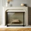 Ledge Glass Fireplace Screen -Home Furnishings Store LedgeGlssFirePlaceScreenSHF20