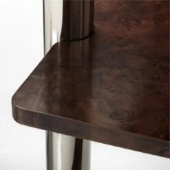 Legna Burl Wood Bookshelf -Home Furnishings Store Legna60inBurlWoodBookcaseAVSSF22