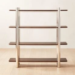 Legna Burl Wood Bookshelf -Home Furnishings Store Legna60inBurlWoodBookcaseSHF22