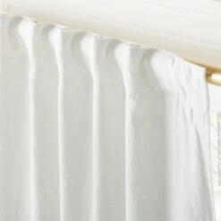 Warm White Linen Blackout Window Curtain Panel 48"x84'' -Home Furnishings Store LinenIvryBlkOutCrtn96PnlAV3SHF23