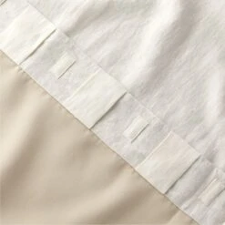 Warm White Linen Blackout Window Curtain Panel 48"x84'' -Home Furnishings Store LinenIvryBlkOutCrtn96PnlAV4SHF23