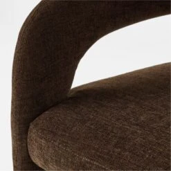 Lisette Brown Upholstered Dining Armchair 13 Lisette Brown Upholstered Dining Armchair -Home Furnishings Store LisetteBrnUphlstdChairAVSSF22