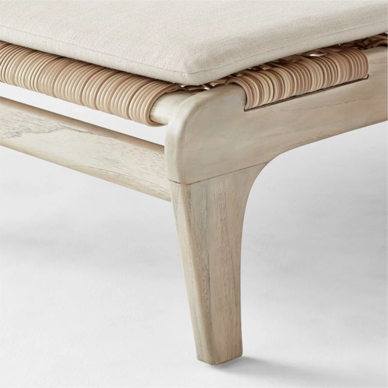 Lodi Woven Outdoor Chaise Lounge With Cushion 9 Lodi Woven Outdoor Chaise Lounge With Cushion - Image 7