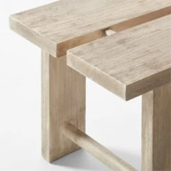 Lupine Teak Outdoor Dining Bench With Sunbrella ® Cushion 19 Lupine Teak Outdoor Dining Bench With Sunbrella ® Cushion -Home Furnishings Store LupineDiningBenchAV2SSS22