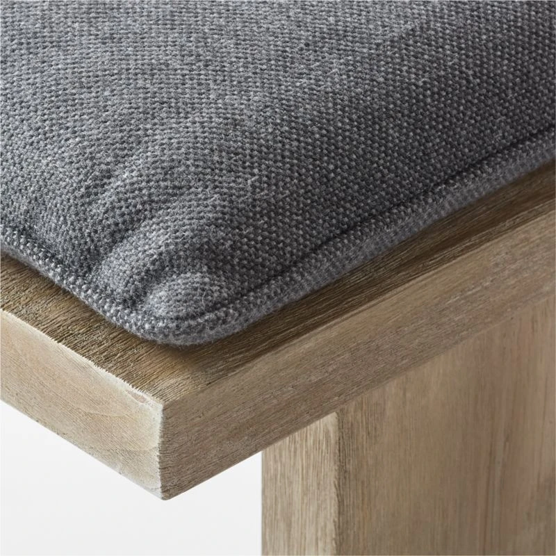 Lupine Teak Outdoor Dining Bench With Sunbrella ® Cushion 10 Lupine Teak Outdoor Dining Bench With Sunbrella ® Cushion - Image 8