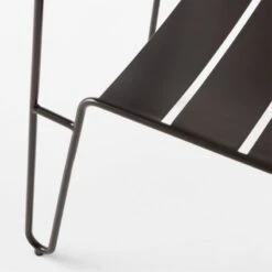 Luther Black Metal Outdoor Dining Chair -Home Furnishings Store LutherBlkDiningChairAVSSS23
