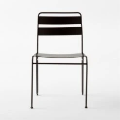 Luther Black Metal Outdoor Dining Chair -Home Furnishings Store LutherBlkDiningChairSOSSS23