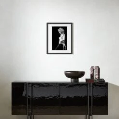 'Madonna In Wembley' Photographic Print In Black Frame 17.75"x21.75" -Home Furnishings Store MadonnaWbyBk17p75x21p75SHF23 3D