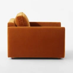 Malea Cognac Brown Velvet Chair -Home Furnishings Store MaleaCognacVlvtChairSDSSF23