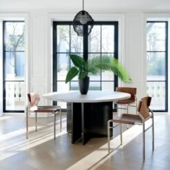 Mirage Chainmail Black Pendant Light 13" -Home Furnishings Store MarianaWhiteWashRoundTeakAG21 1x1