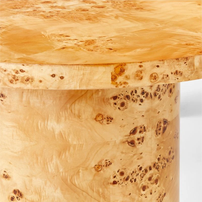 Marisa Burl Wood Desk 70'' 7 Marisa Burl Wood Desk 70'' - Image 5