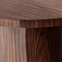 Marisa High-Gloss Walnut Wood Desk 70'' -Home Furnishings Store MarisaHiGlossDeskLrgAVSSS23
