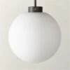 Marra Black Globe Pendant Light -Home Furnishings Store MarraBlkPendantLight12inSHF23