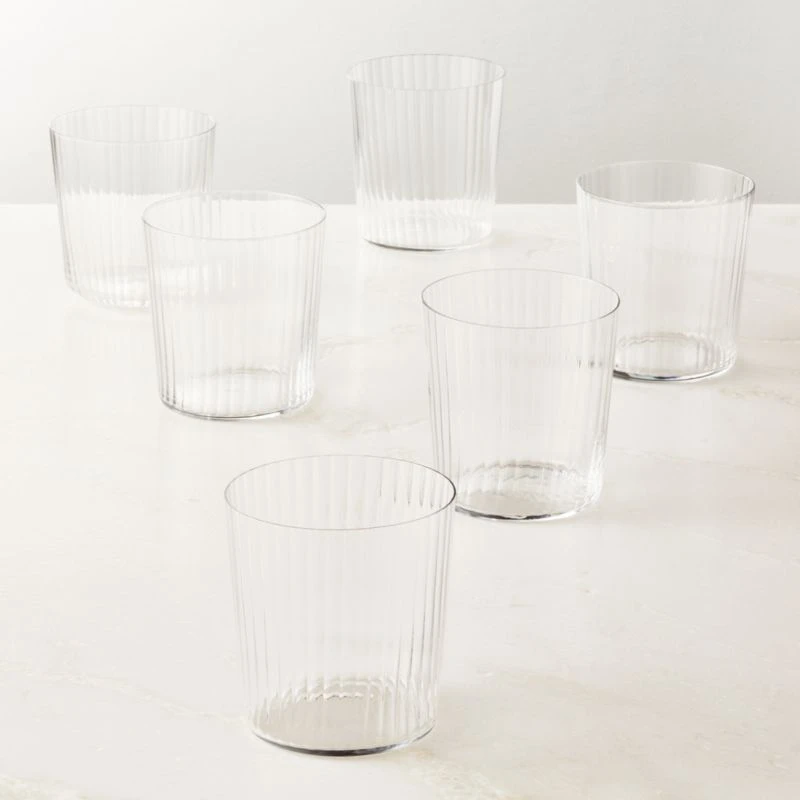 Marta Optic Double Old-Fashioned Glasses Set Of 6 3 Marta Optic Double Old-Fashioned Glasses Set Of 6