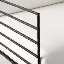 Marteau Black Iron Outdoor Lounge Chair With White Sunbrella® Cushions 17 Marteau Black Iron Outdoor Lounge Chair With White Sunbrella® Cushions -Home Furnishings Store MarteauLoungeChairAVSSS23