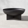 Alcante Round Black Fire Pit -Home Furnishings Store MermeladaBlackFirePitSHS23