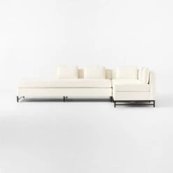 Metric 3-Piece L-Shaped White Boucle Sectional Sofa With Left Half-Back 13 Metric 3-Piece L-Shaped White Boucle Sectional Sofa With Left Half-Back -Home Furnishings Store Metric3pcWhtBclLAHBSectSDSSF22
