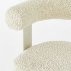 Mezza Ivory Boucle Office Chair -Home Furnishings Store MezzaIvoryBclChairAVSSS23
