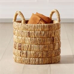 Milos Handwoven Storage Basket Medium 8 Milos Handwoven Storage Basket Medium -Home Furnishings Store MilosBasketMediumROS21