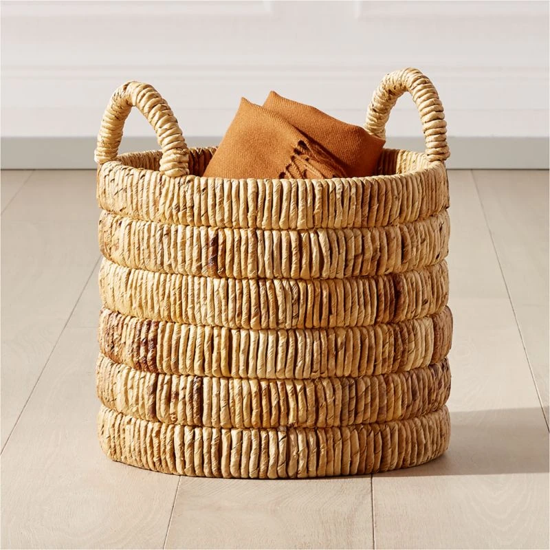 Milos Handwoven Storage Basket Medium 5 Milos Handwoven Storage Basket Medium - Image 3