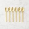 Set Of 6 Mini Gold Cocktail Spoons 1 Set Of 6 Mini Gold Cocktail Spoons -Home Furnishings Store MiniGoldCocktailSpoonsS6SHS17