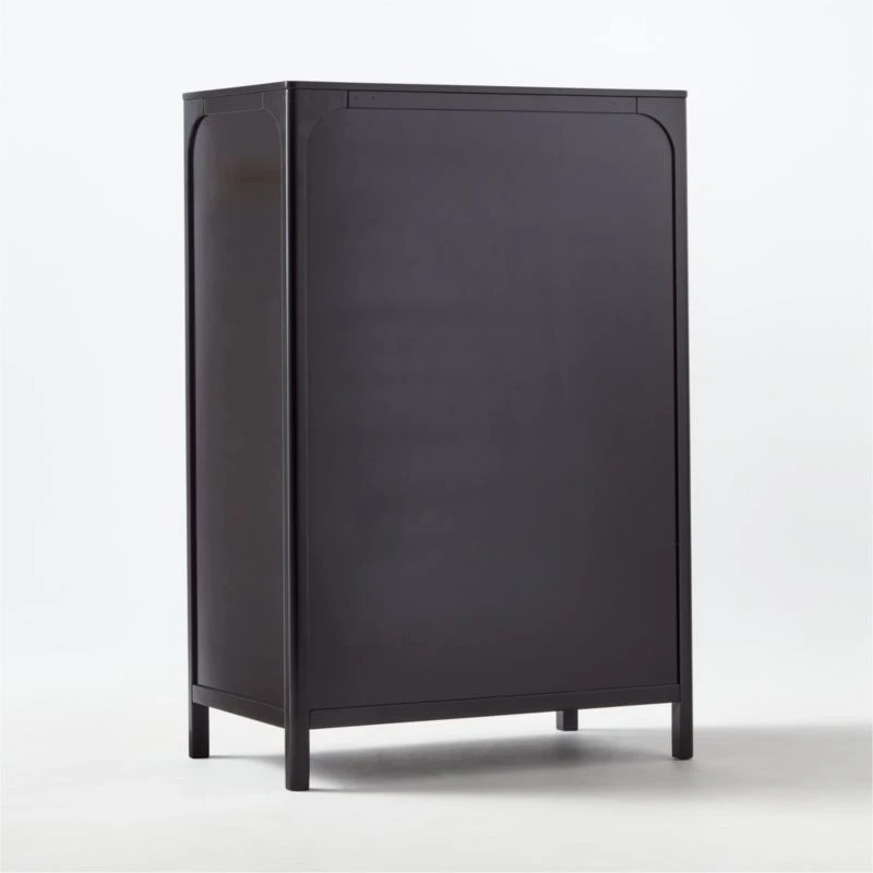 Miri Black Cane Chifferobe 10 Miri Black Cane Chifferobe - Image 8