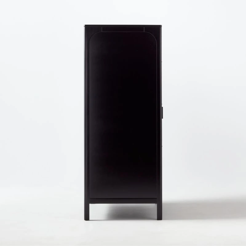 Miri Black Cane Chifferobe 9 Miri Black Cane Chifferobe - Image 7