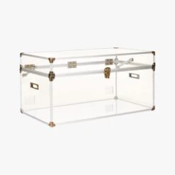 Mod Large Clear Acrylic Locker Trunk -Home Furnishings Store ModLockerLg3QF17