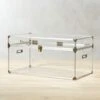 Mod Large Clear Acrylic Locker Trunk -Home Furnishings Store ModLockerLgSHF17