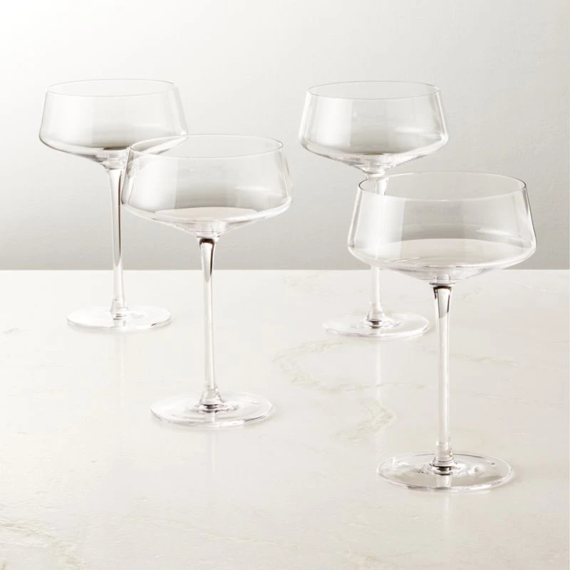 Muse Coupe Cocktail Glass Set Of 4 3 Muse Coupe Cocktail Glass Set Of 4