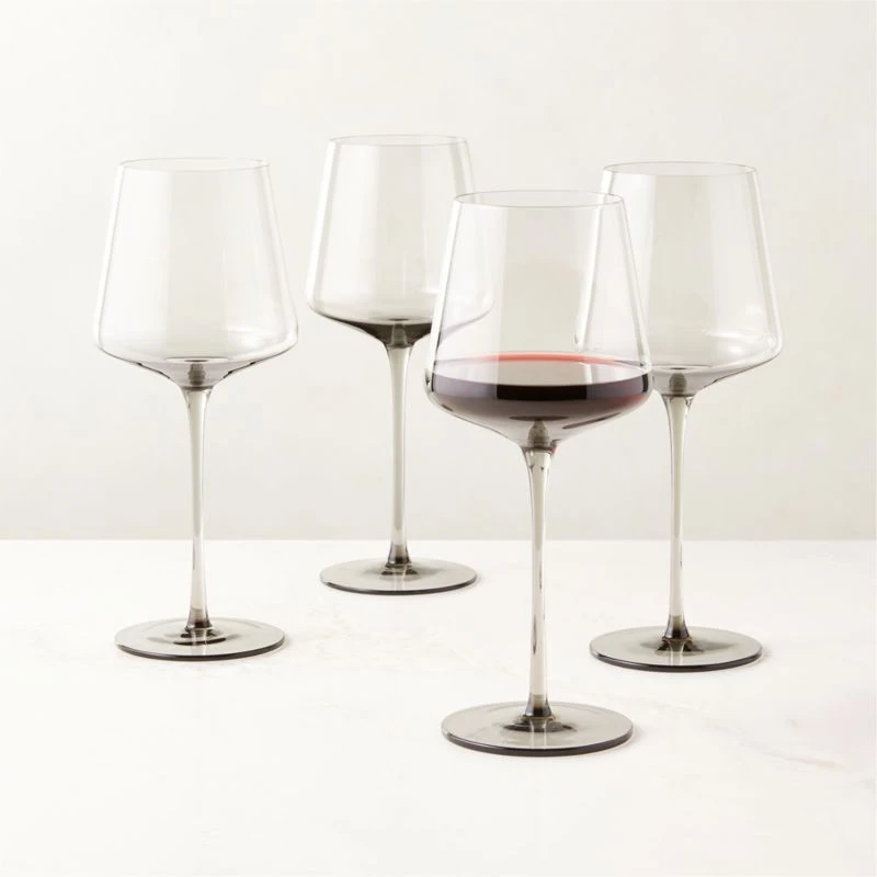 Muse Smoked Red Wine Glass Set Of 4 4 Muse Smoked Red Wine Glass Set Of 4 - Image 2