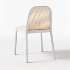 Nadia White Cane Woven Chair -Home Furnishings Store NadiaWhiteCaneChair3QBF20