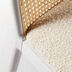 Nadia White Cane Woven Chair -Home Furnishings Store NadiaWhiteCaneChairAVF20