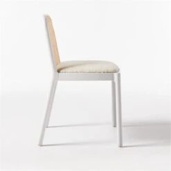 Nadia White Cane Woven Chair -Home Furnishings Store NadiaWhiteCaneChairSDF20