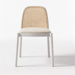Nadia White Cane Woven Chair -Home Furnishings Store NadiaWhiteCaneChairSOF20