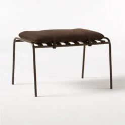 Navene Bronze Outdoor Ottoman -Home Furnishings Store NaveneBronzeOttoman3QSSS21