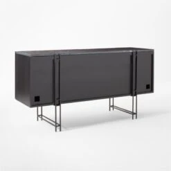 Nero Black Marble Credenza -Home Furnishings Store NeroHiGlossMdCredenz3QBSSF22