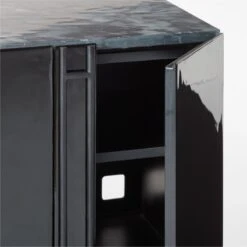 Nero Black Marble Credenza -Home Furnishings Store NeroHiGlossMdCredenzAVSSF22