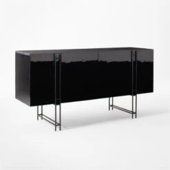 Nero Black Marble Credenza -Home Furnishings Store NeroHiGlossMdCredenza3QSSF22