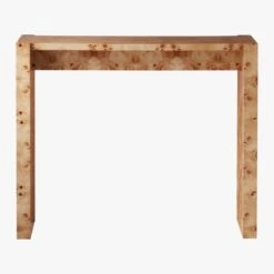 Niche Neutral Burl Wood Console Table 34" -Home Furnishings Store NicheBurlWdConsoleTableSOS20