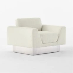 Noor Cream Boucle Lounge Chair -Home Furnishings Store NoorCreamBclChair3QSSF22