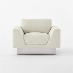 Noor Cream Boucle Lounge Chair -Home Furnishings Store NoorCreamBclChairSOSSF22