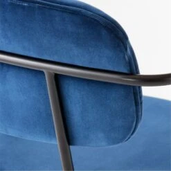 Nyle Navy Blue Velvet Office Chair -Home Furnishings Store NyleNavyVlvtChairAVSSS23