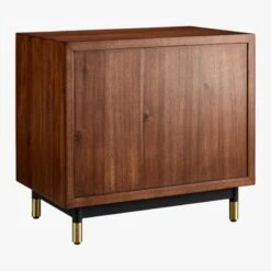 Oberlin 2-Drawer Faux Leather And Wood Nightstand 16 Oberlin 2-Drawer Faux Leather And Wood Nightstand -Home Furnishings Store OberlinNighstand3QFBS18