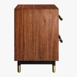 Oberlin 2-Drawer Faux Leather And Wood Nightstand 15 Oberlin 2-Drawer Faux Leather And Wood Nightstand -Home Furnishings Store OberlinNighstandSDS18