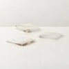 Oni White Alabaster Coasters Set Of 4