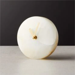Onyx Marble Table Clock
