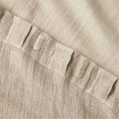 Flax Linen Openweave Window Curtain Panel 48''x84'' -Home Furnishings Store OpnwvFlaxLn96CurtainPnlAV3SHS23
