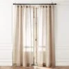 Flax Linen Openweave Window Curtain Panel 48''x84'' -Home Furnishings Store OpnwvFlaxLn96CurtainPnlSHS23